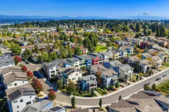 The community park can be seen in the center of the photo. SeaTac airport is a quick 20-minute hop.