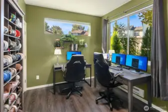 First level bedroom could be used in whatever way best fits your lifestyle. Office, work-out space, guest room?