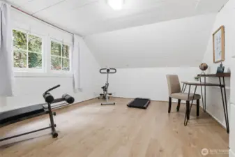 Upstairs office space