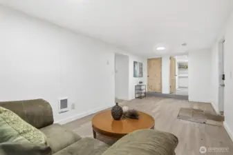 Basement-living space