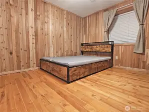 Second bedroom is generously sized.