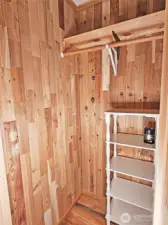 Coat closet is accessed from the hallway.