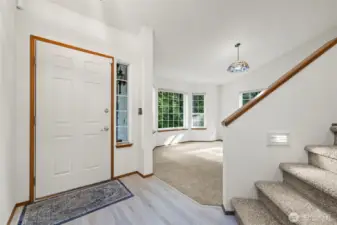 Entry looking through to family room