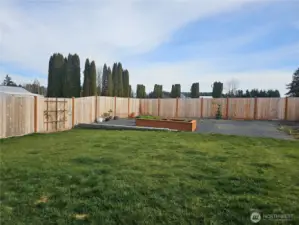Fully Fenced Back Yard