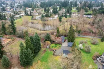 Overhead view of this beautiful property.