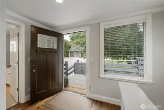 Large entry welcomes you in.