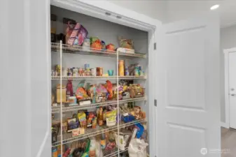 Large pantry off the kitchen