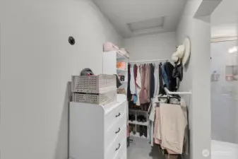 Walk in closet in Primary bedroom