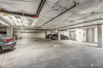 13B (second parking space) is located in the basement.