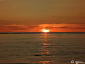 9 P.M. Sunset from Deck