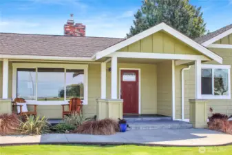 Enjoy relaxing on your front porch