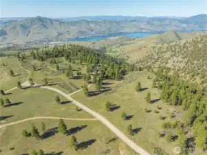 Yes that is the Lake and the view is real!