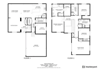 Floor plan with dimensions