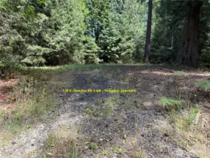 Driveway and building site on 140 E. Douglas Fir Lane
