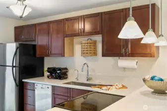 Open concept kitchen