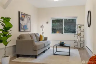 Lower open living space