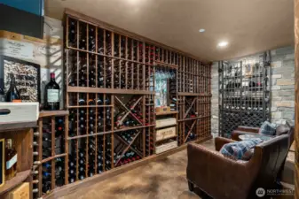 Temperature controlled Wine tasting room