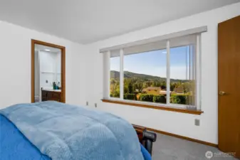 A southern view from the master bedroom.
