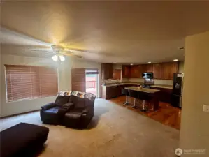 Living room, Kitchen and Eating Space