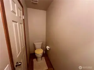 Guest bathroom with sink, bottom floow