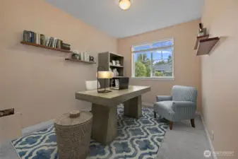 Virtually staged 2 bedroom or office