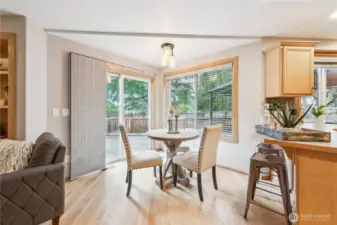 Kitchen with eating space