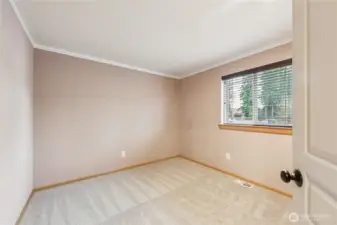 Upstairs Bedroom facing backyard