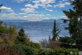 View from the front covered porch are incredible.