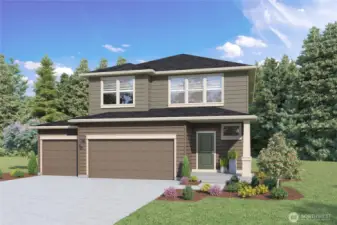 Rendering is representational. Actual home is under construction and colors and finishes will vary. See site agent for details.