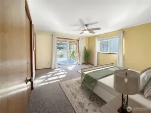 Primary Bedroom- virtually staged