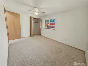 Bedroom #2 showing closet