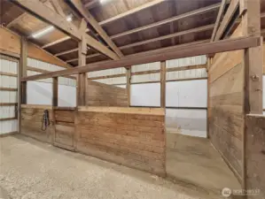 One of three 10 x 12 stables.