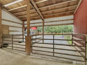 Two of four run-ins that lead to paddox with french drain.