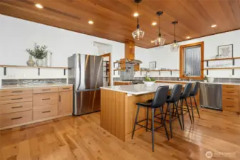 A kitchen grounded in modern simplicity and intentional design.