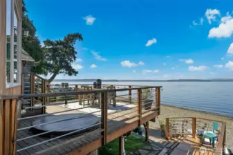 Paddle board throughout the day and end with a soak.