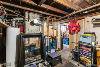 Main floor tenant has their own storage space and also they own their own washer/dryer