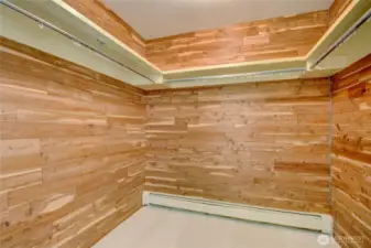 Huge walk in closet!