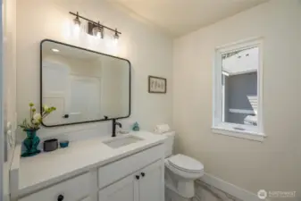 Secondary bathroom upstairs.