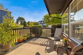 Multiple outdoor spaces make this home a great option for those who love to extend their living spaces outdoors
