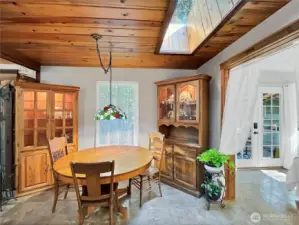 Charming dining nook perfect for intimate meals and cozy conversations.