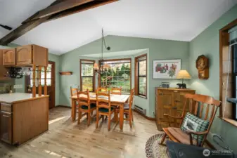 Dining Area, Updated Flooring