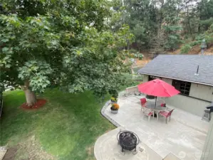 Back Yard with Large Patio