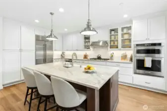 High end finishes from the builder options.