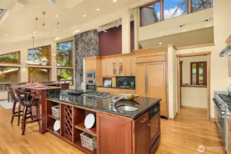 Subzero fridge and Bosch appliances