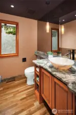 Main level half bath