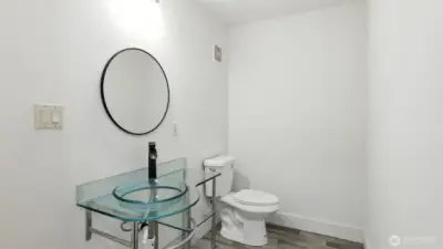 Half bath.
