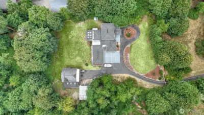 Privacy and serenity surround this property.