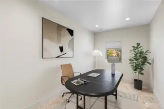 Main Floor Office (Digitally Staged)