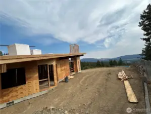 August 30 photo...the clubhouse under construction.