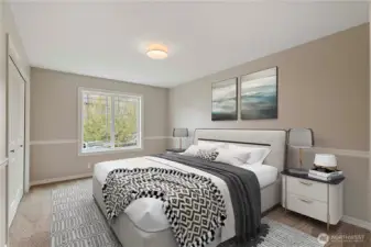 Virtually staged to show an example of how the space could be used.
